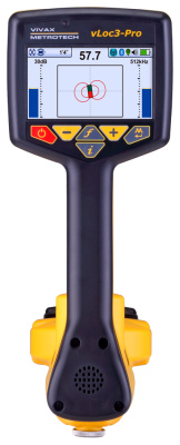 Комплект трассоискателя: приёмник vLoc3-Pro с генератором 5 Вт.