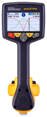 Комплект трассоискателя: приёмник vLoc3-Pro с генератором 10 Вт.