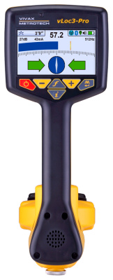 Комплект трассоискателя: приёмник vLoc3-Pro с генератором 5 Вт.